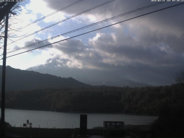 西湖からの富士山