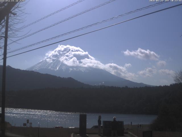 西湖からの富士山