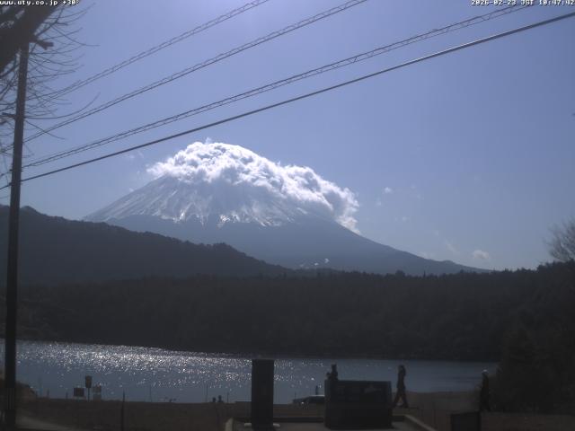 西湖からの富士山