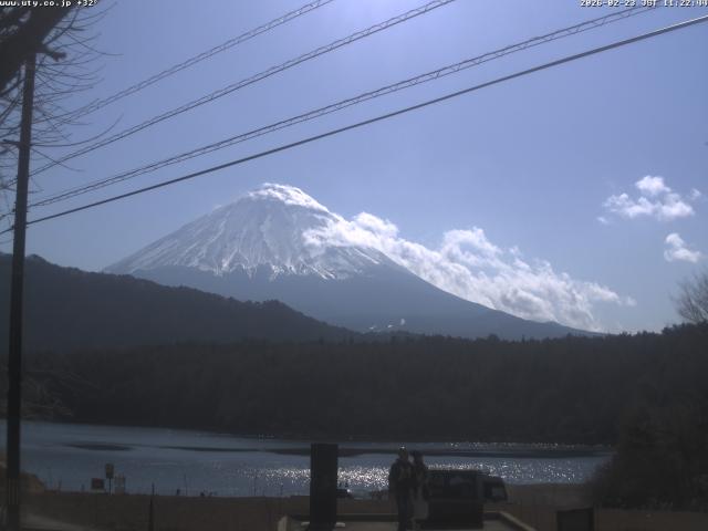 西湖からの富士山