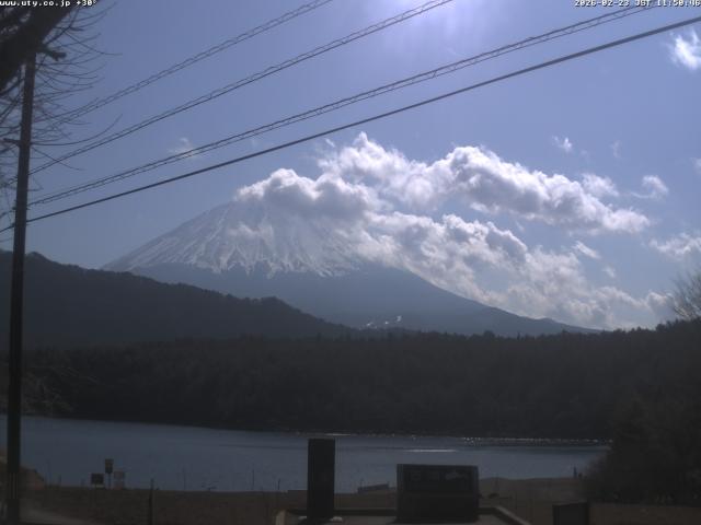 西湖からの富士山