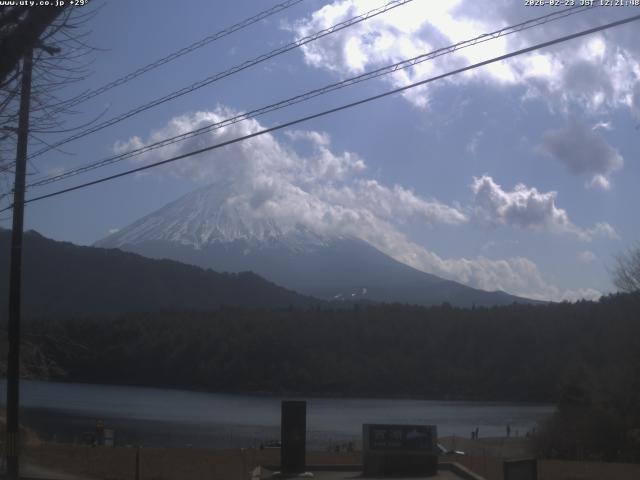西湖からの富士山