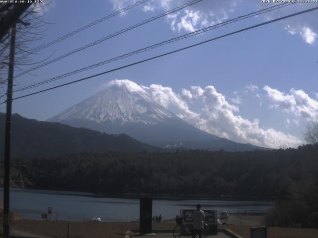 西湖からの富士山