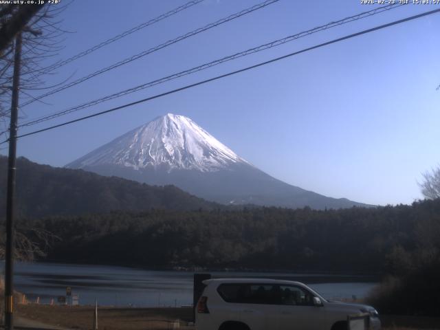 西湖からの富士山