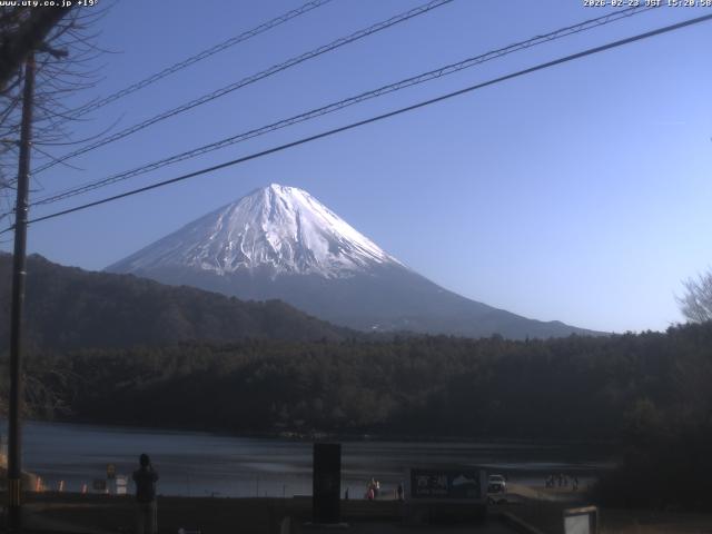 西湖からの富士山