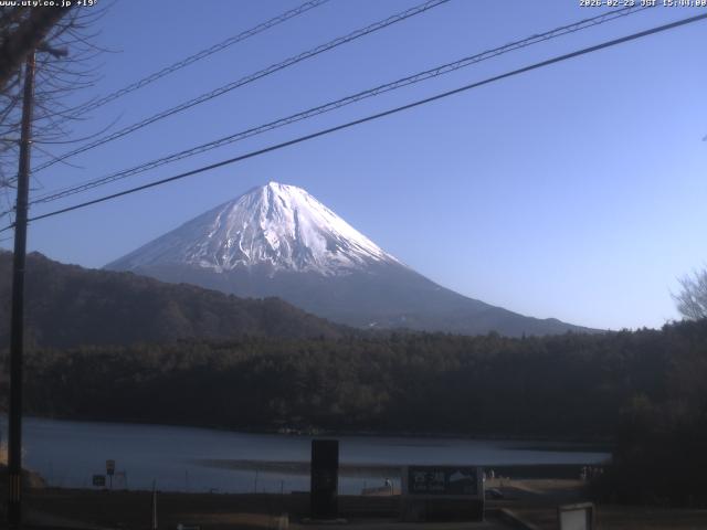 西湖からの富士山