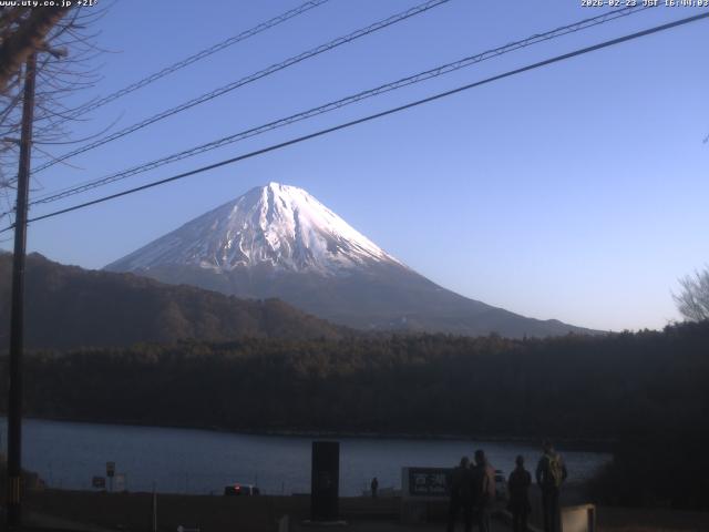 西湖からの富士山