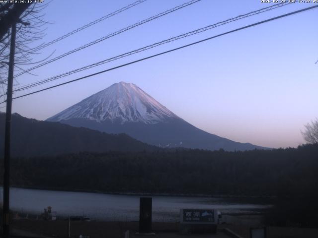 西湖からの富士山