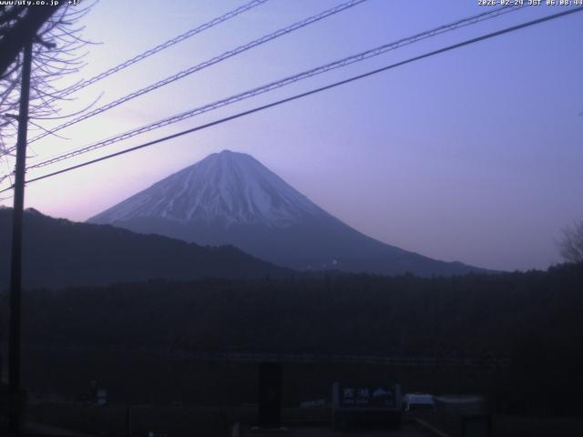 西湖からの富士山