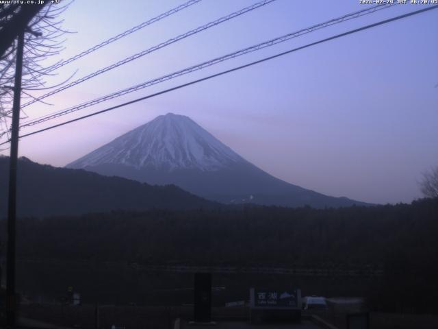 西湖からの富士山