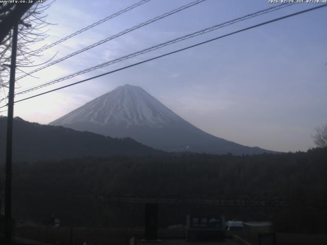 西湖からの富士山
