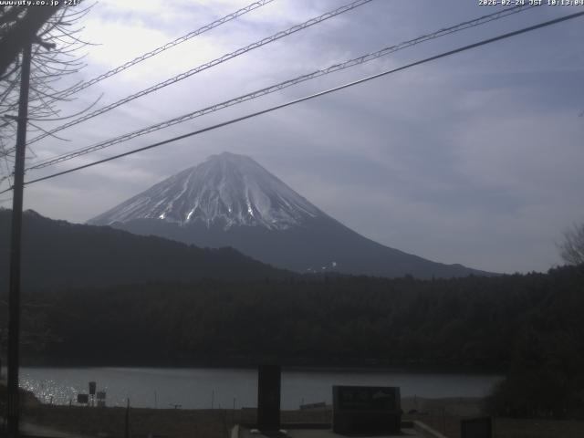 西湖からの富士山