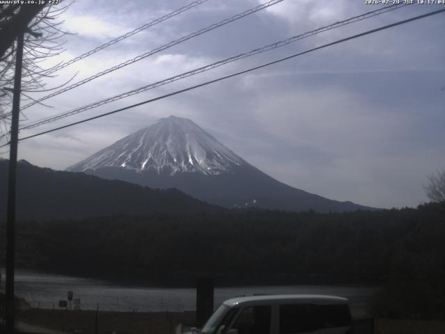 西湖からの富士山