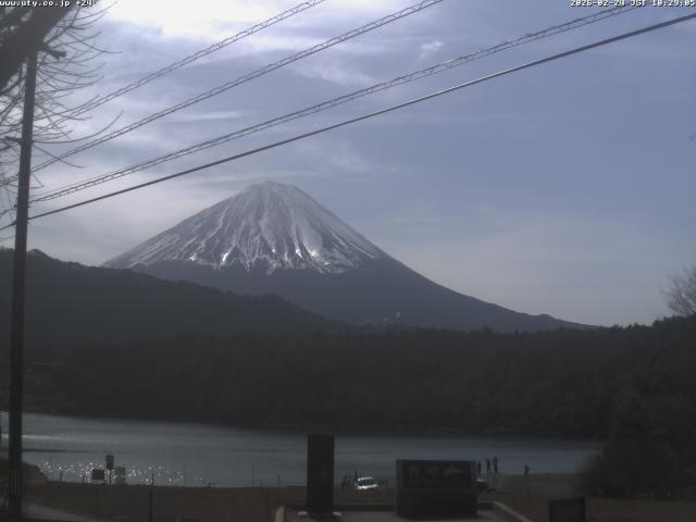 西湖からの富士山