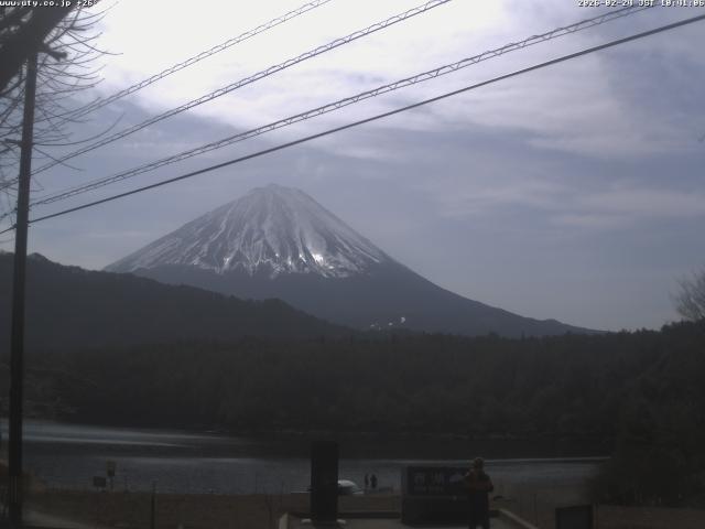 西湖からの富士山