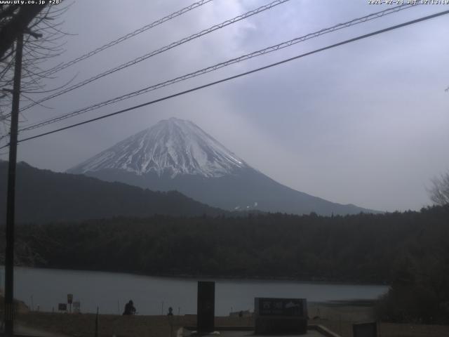 西湖からの富士山