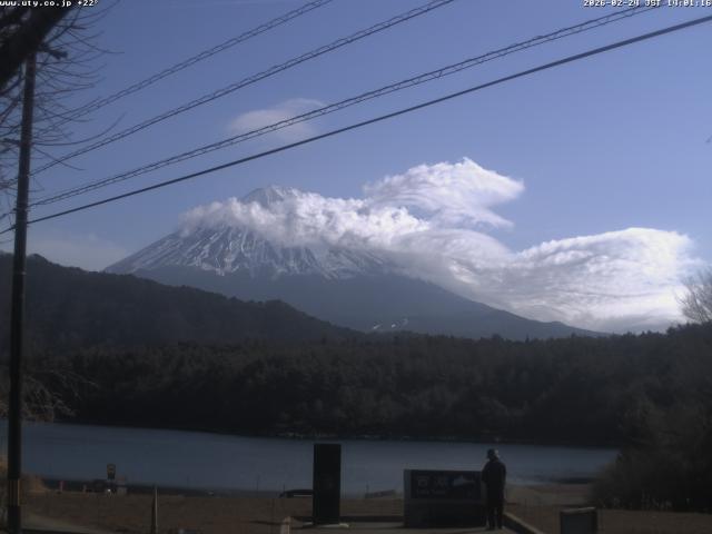 西湖からの富士山