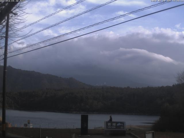 西湖からの富士山
