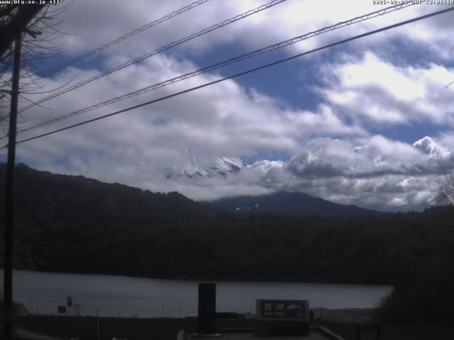 西湖からの富士山