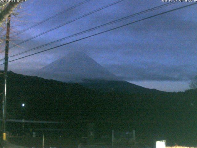 西湖からの富士山