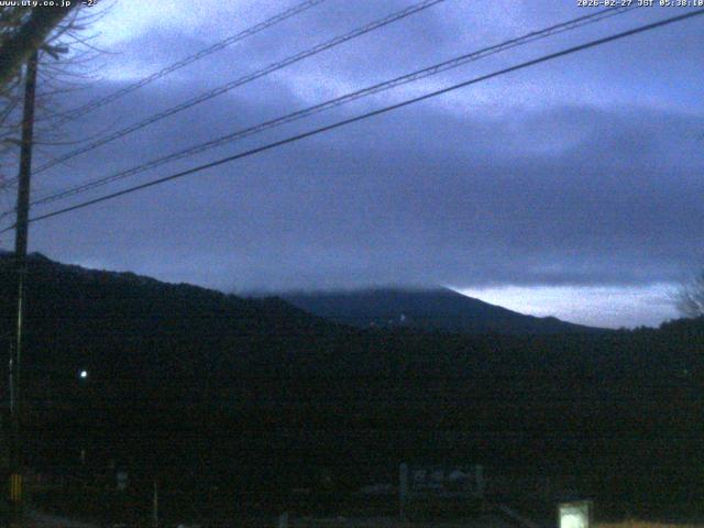 西湖からの富士山