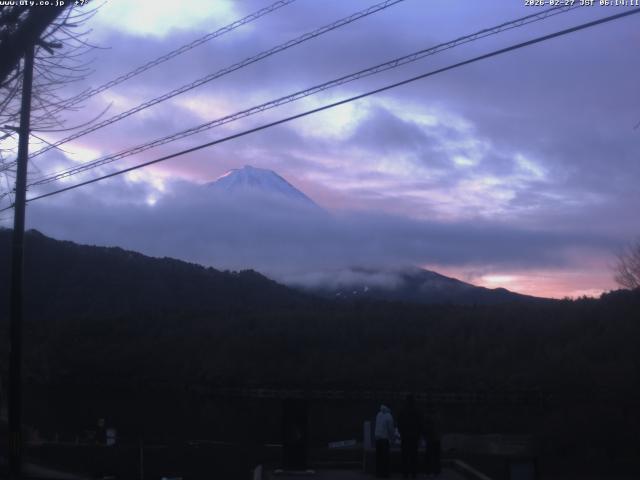 西湖からの富士山