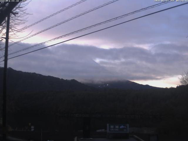 西湖からの富士山