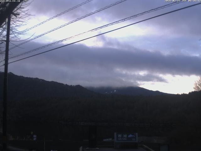 西湖からの富士山