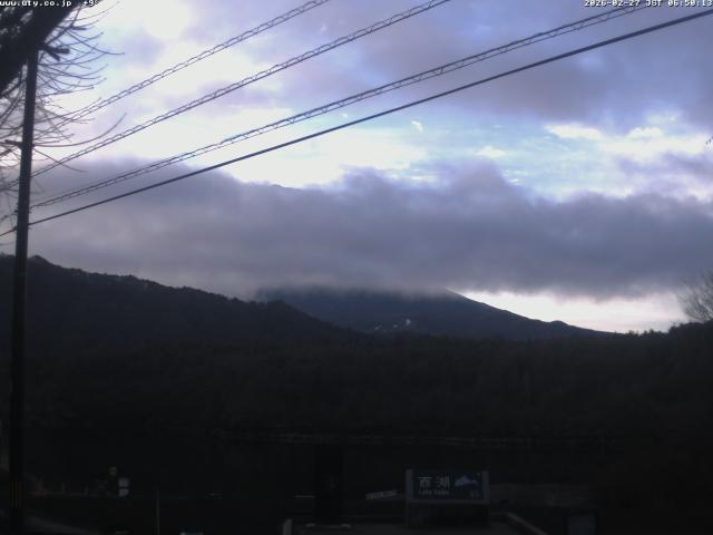 西湖からの富士山