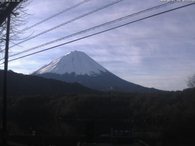 西湖からの富士山