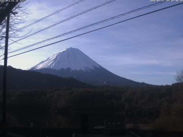 西湖からの富士山