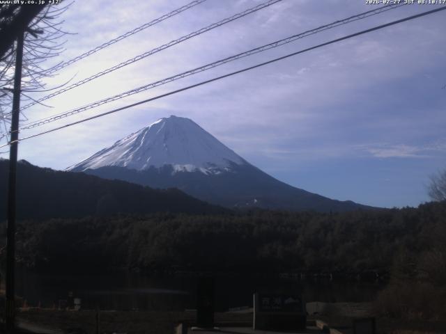 西湖からの富士山