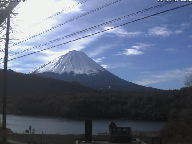 西湖からの富士山