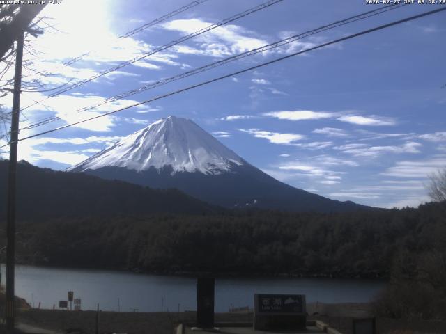 西湖からの富士山