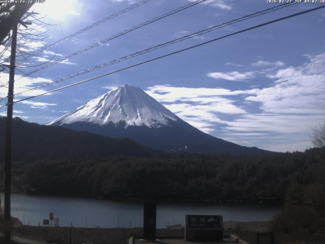 西湖からの富士山
