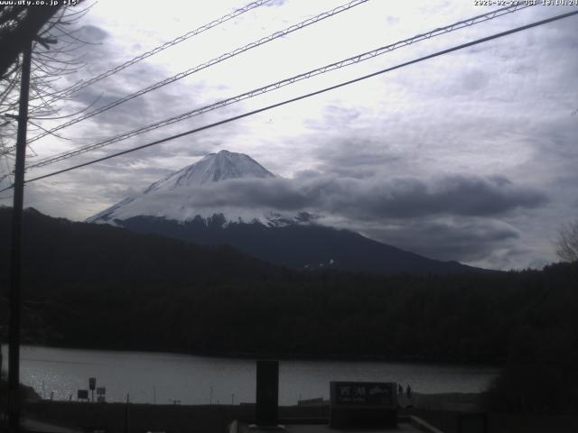 西湖からの富士山