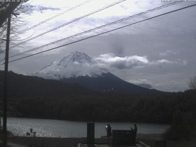 西湖からの富士山