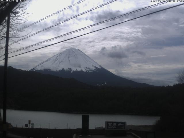 西湖からの富士山