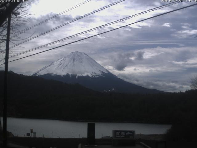西湖からの富士山