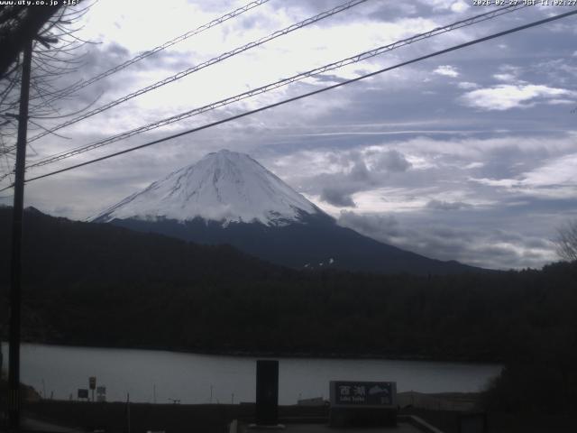 西湖からの富士山