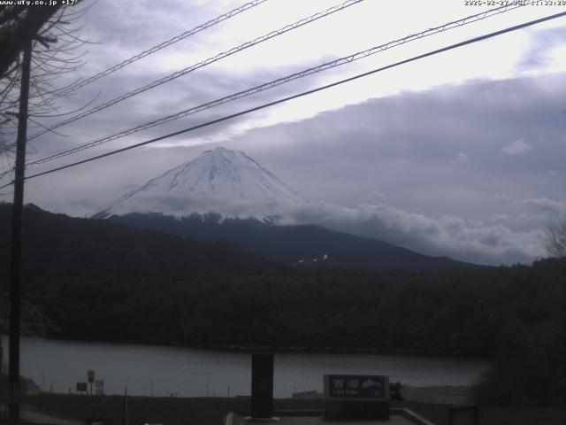 西湖からの富士山