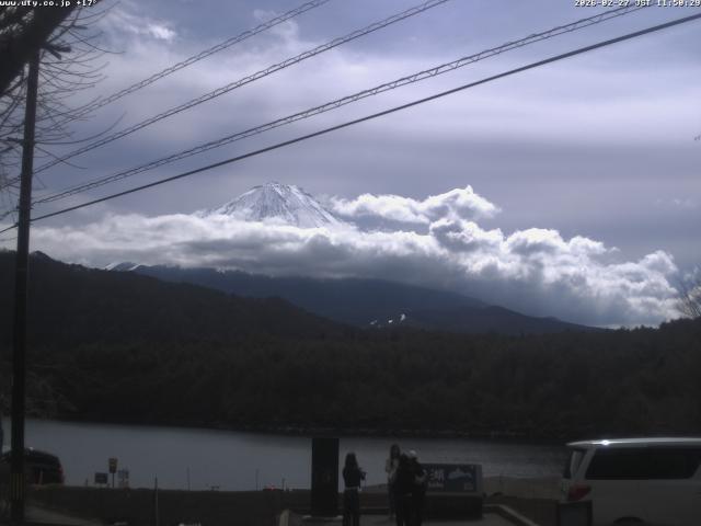 西湖からの富士山