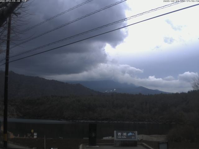 西湖からの富士山