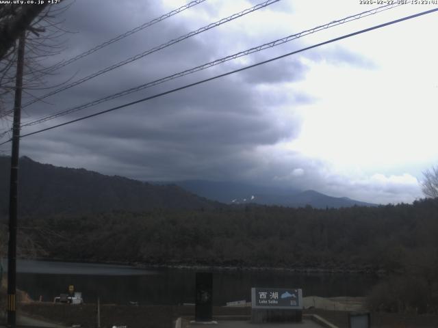 西湖からの富士山