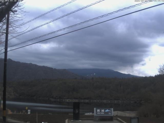西湖からの富士山