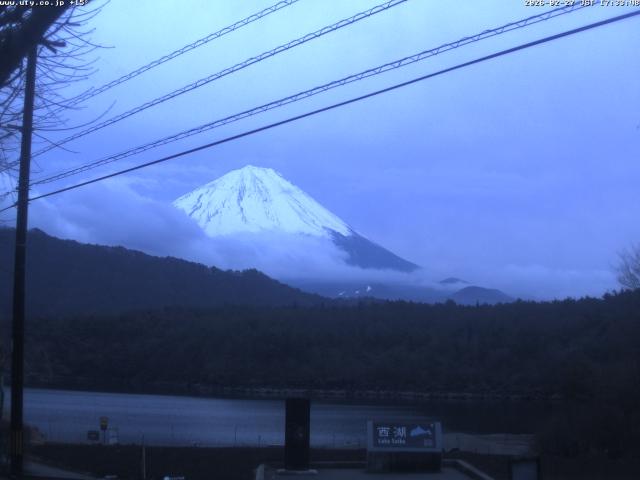 西湖からの富士山