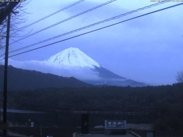 西湖からの富士山