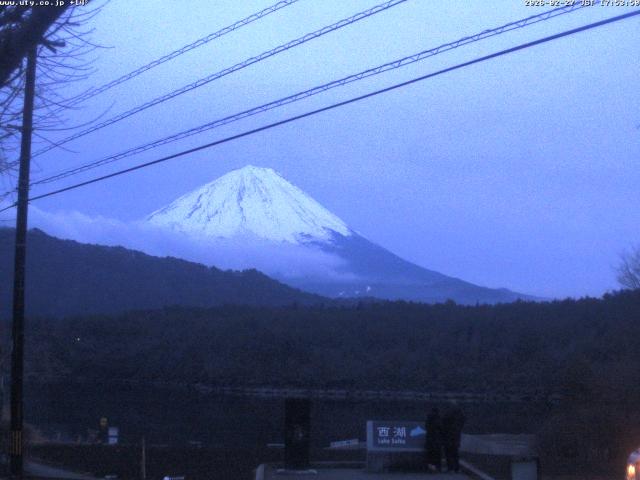 西湖からの富士山