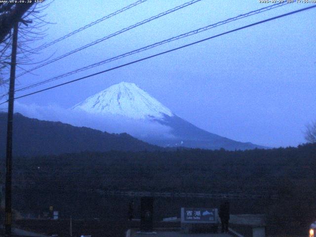 西湖からの富士山