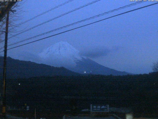 西湖からの富士山